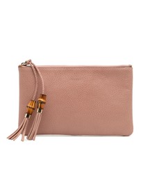 Pre-Loved by Azura Reborn - Pre-Loved Calfskin Bamboo Clutch