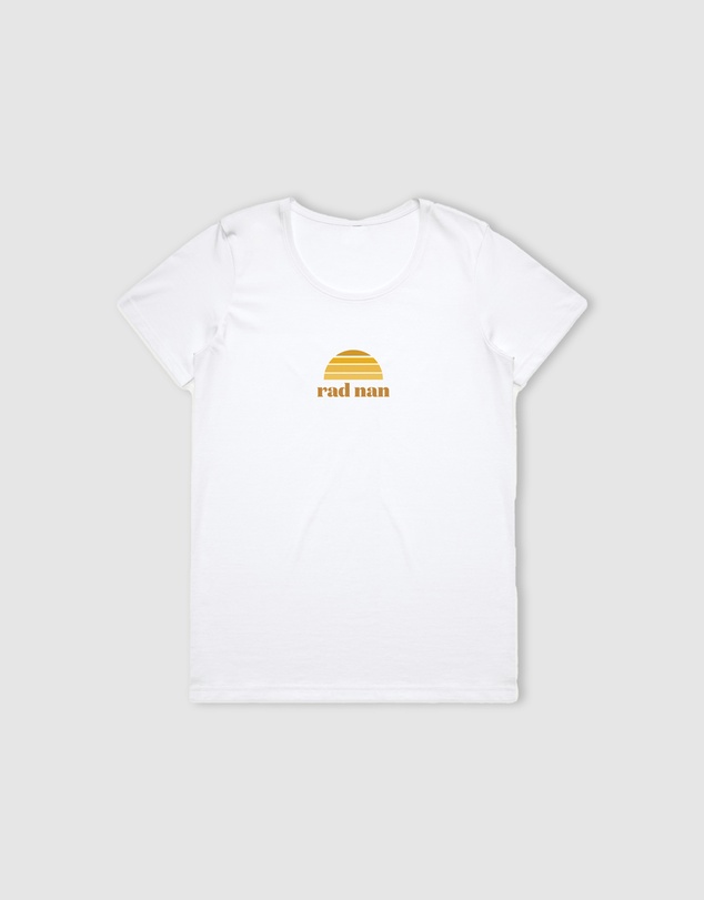 Banabae - Rad Nan Scoop Neck Tee - White
