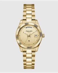 rag & bone - Rag & Bone Lex Gold-Tone Analogue Watch