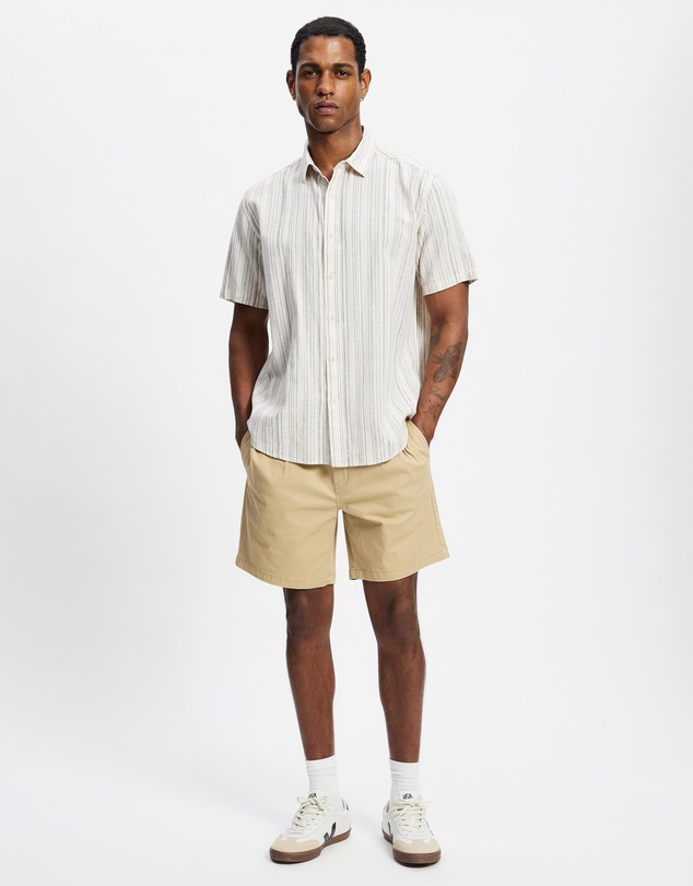 Staple Superior - Pleated Chino Shorts