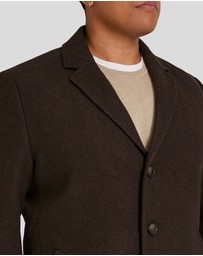 Johnny Bigg - Carson Wool Blend Overcoat