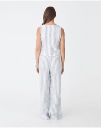 Forcast - Milos Button Through Shell Top