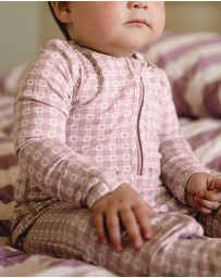 Kynd Baby - Day Or Night Onesie in Flower Gingham