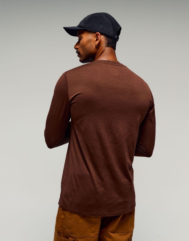 Kathmandu - 100% Merino Long Sleeve V-Top