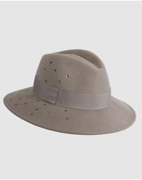 Max Alexander - Winter Felt Grey Fedora Hat