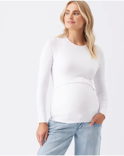 Ripe Maternity - Luxe Knit Nursing Top