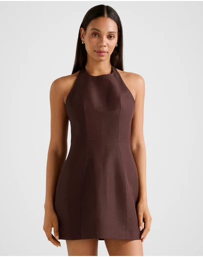 Forever New - Corinna Halter Neck Mini Dress