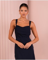 Azzurielle - Kayla Cowl Neck Gown