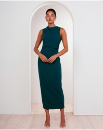 Pilgrim - Windsor High Neck Midi Dress