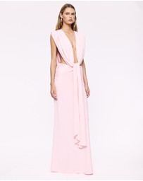 Suboo - Jasmine Cutout Draped Gown