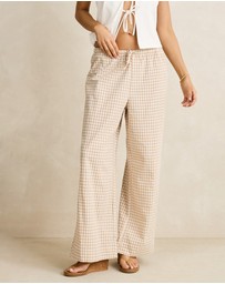 Rhythm - London Check Beach Pants
