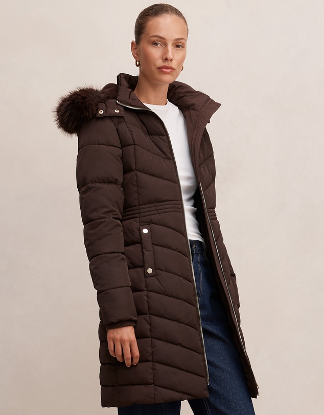 Forever New - Layla Long Puffer Jacket