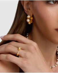 Nialaya Jewellery - Panther Wrap Ring in Gold