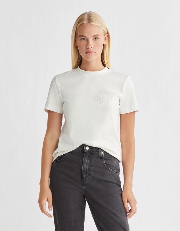 Calvin Klein Jeans - Tonal Embroidered Logo T-Shirt