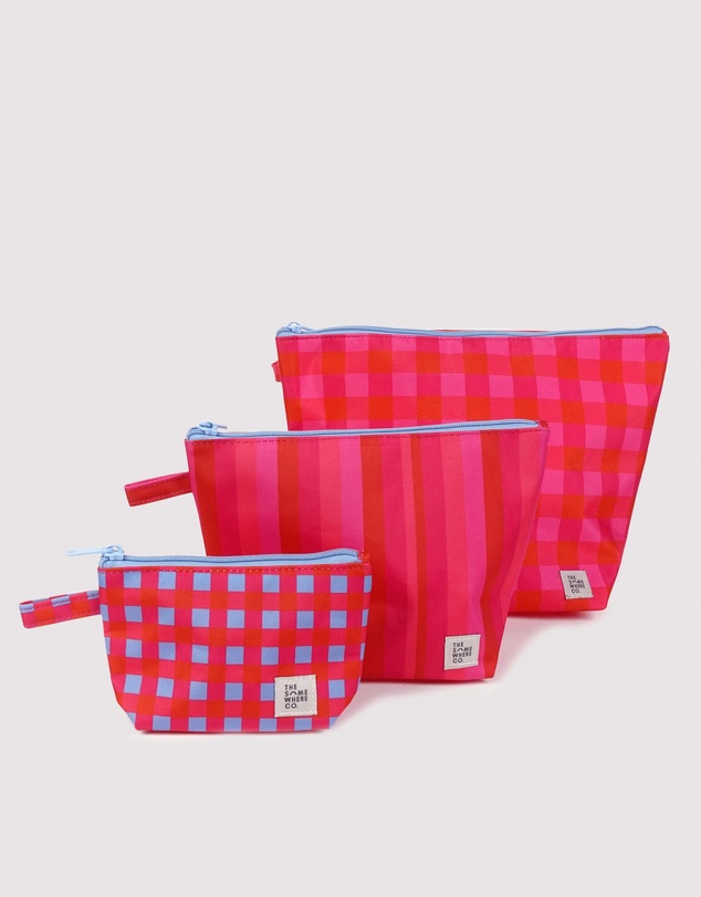 The Somewhere Co - Cherry Pie Handy Pouch Trio