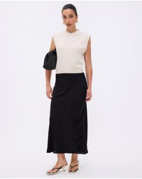 Minima Esenciales - Naya Cashmere Blend Knitted Top