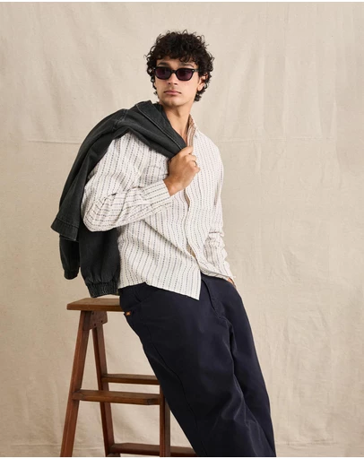 Rhythm - Low Tide LS Woven Shirt