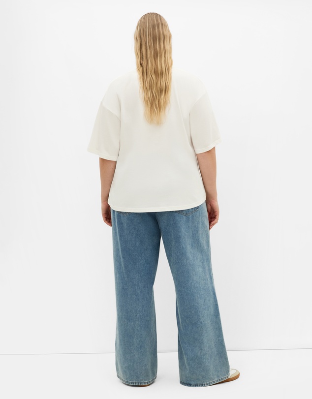 City Chic - Oversized Eagle Tee
