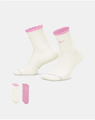 Nike - 2-Pack Everyday Elevated Micro-Crew Socks