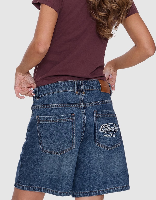 Thrills - Billie Low Rise Baggy Embro Shorts