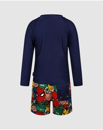 Rock Your Kid - Avengers Marvel Rashie Set - ICONIC EXCLUSIVE - Kids-Teens