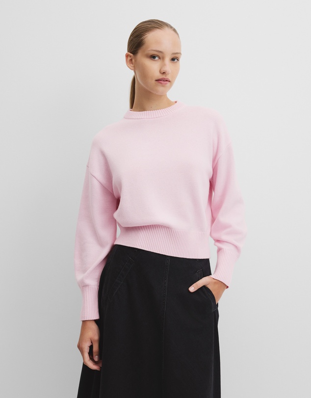 Country Road - Crop Crew Neck Knit