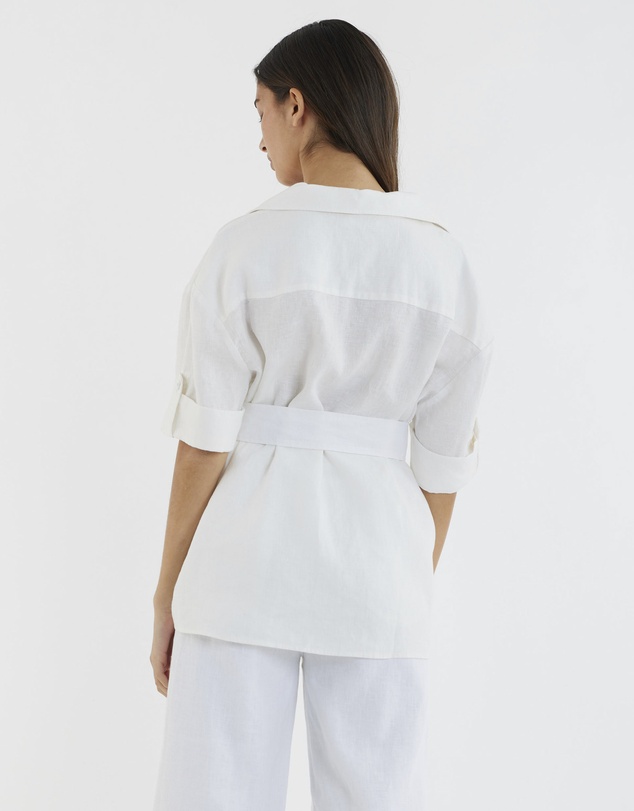 Amelius - Jade Oversized Linen Shirt
