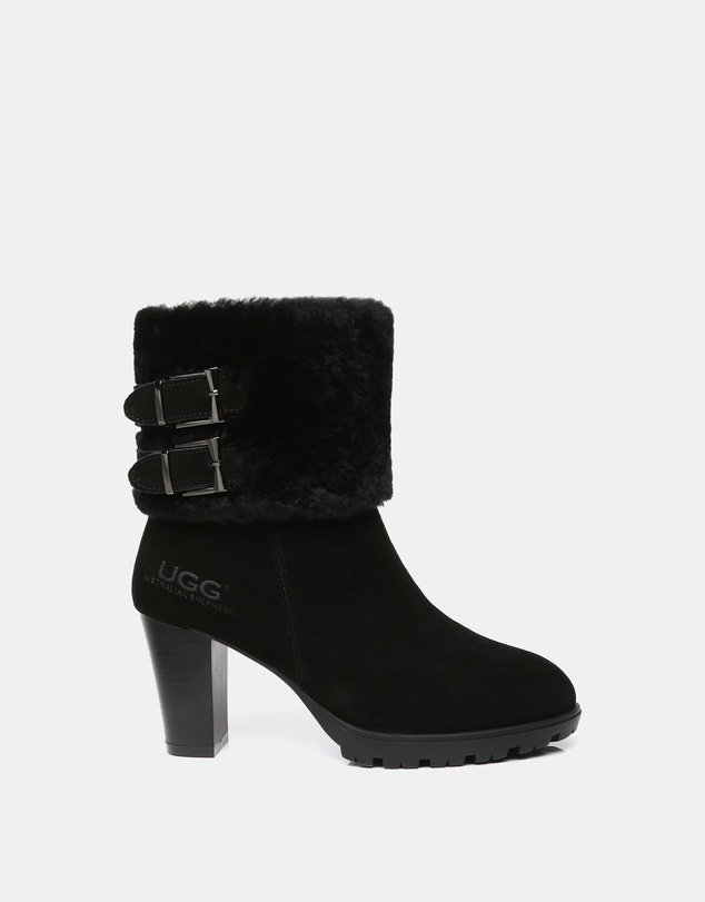 EVERAU - Australian Shepherd Ugg Candice Cow Suede Upper Boots