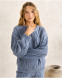 Rhythm - Stanley Cable Knit Jumper
