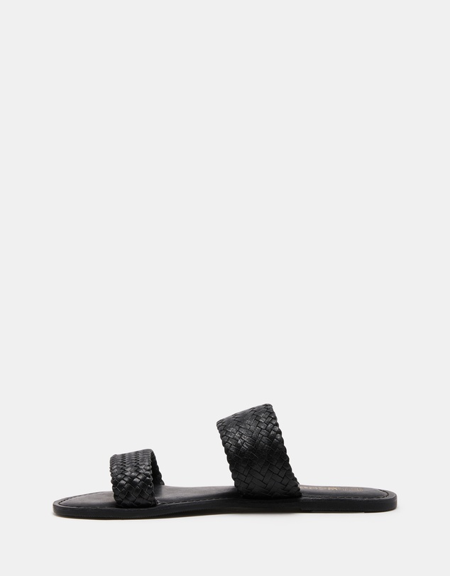 Just Because - Tonga Leather Flat Sandals