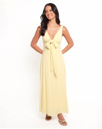 Petal & Pup - Archer Midi Dress - Butter Yellow