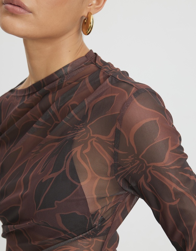 AERE - Nisha Mesh Top