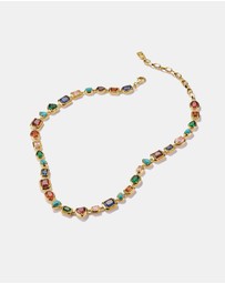 THOMAS SABO - THOMAS SABO Necklace with Multi-coloured Faceted Stones