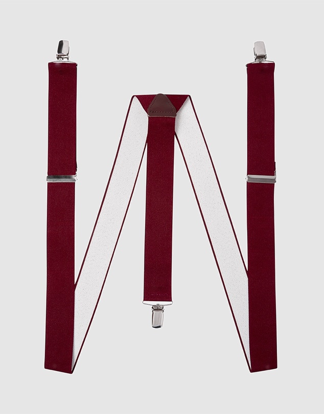 Buckle - Australian Made Plain Y Back Braces. 35mm width.