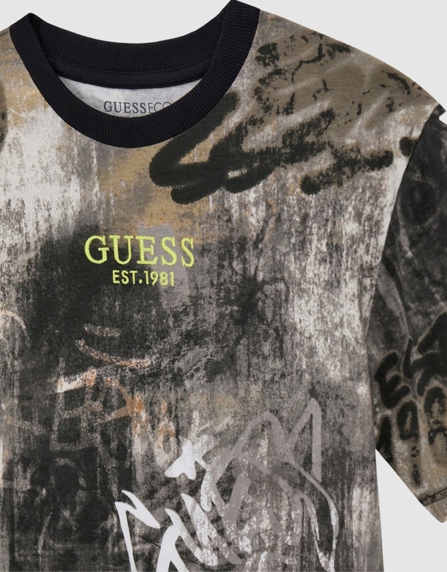 GUESS - Urban City Print Oversize T-Shirt