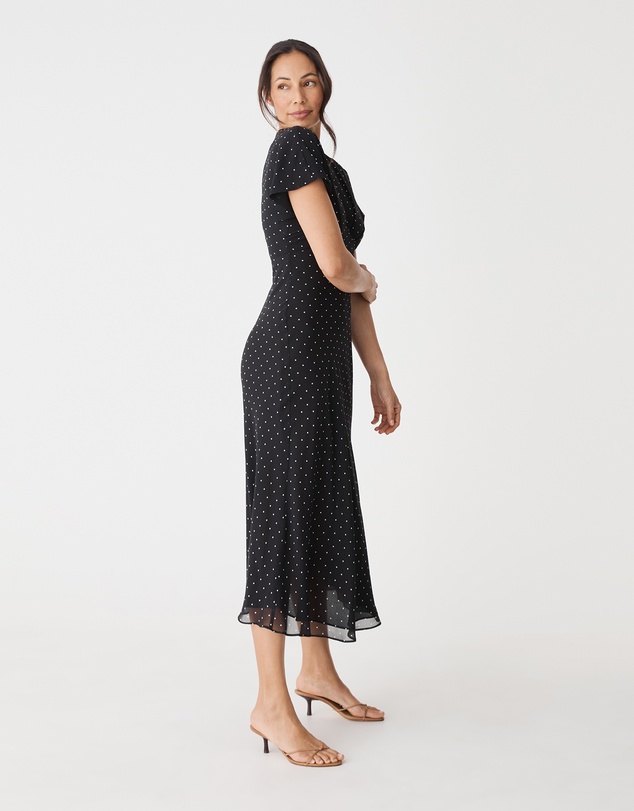 Forcast - Elise V-Neck Bias Dress