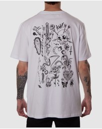 Fallen Footwear - Mens Flash T-Shirt White