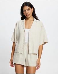 White By FTL - Bay Linen Shirt