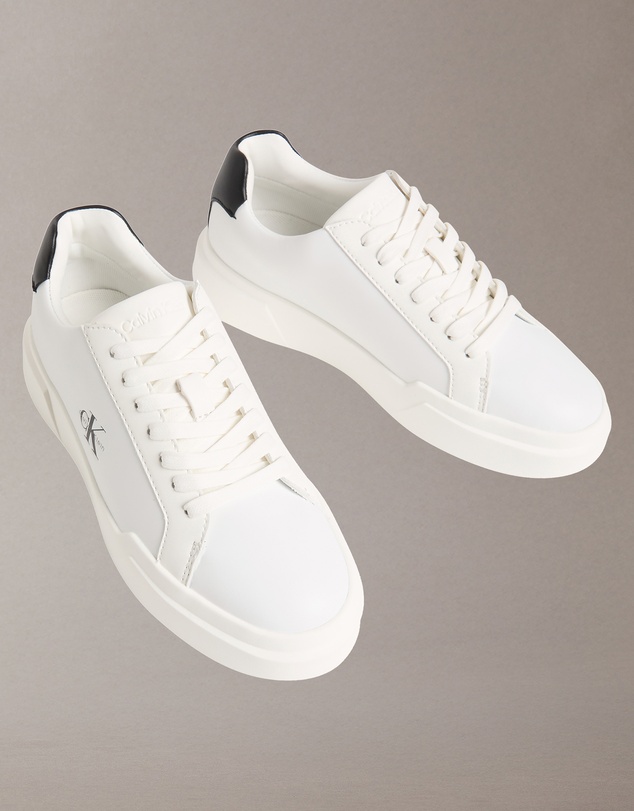 Calvin Klein - CK Avenue Leather Logo Trainers