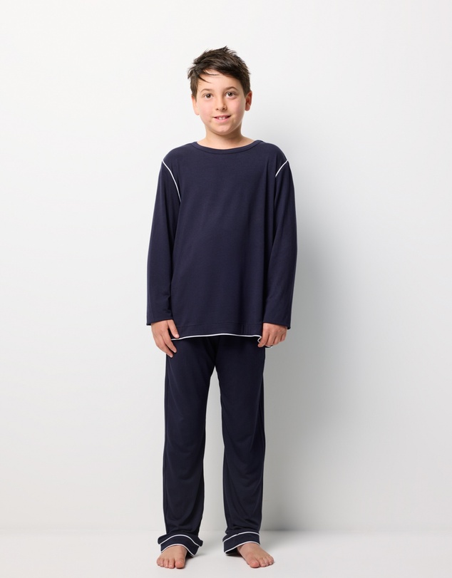 Wanderluxe Sleepwear - Jones TENCEL™ Modal Long Top & Long Pants (Boys)