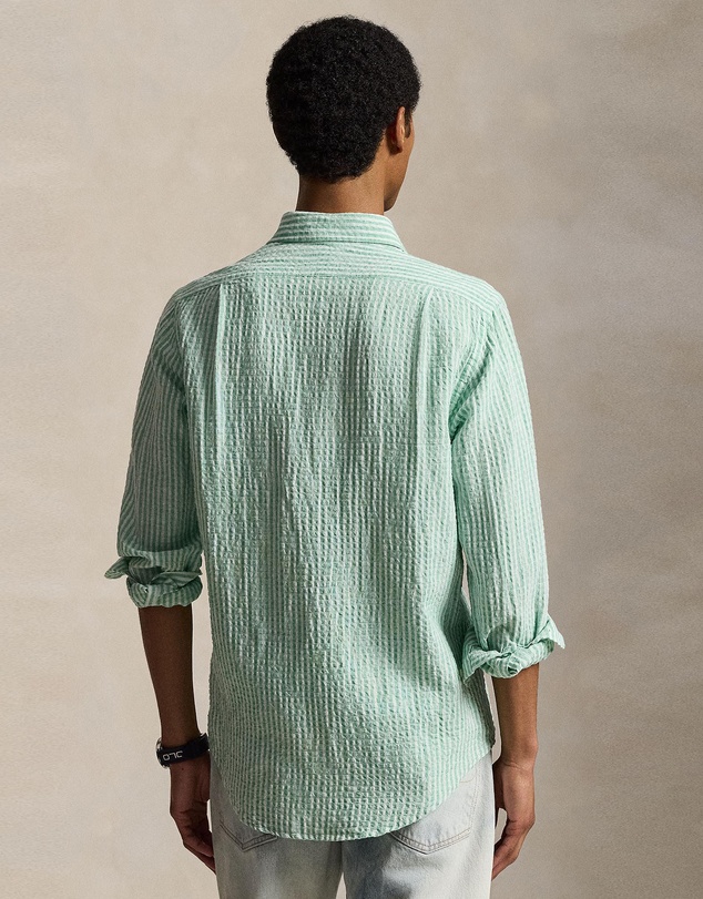 Polo Ralph Lauren - Custom Fit Striped Seersucker Shirt