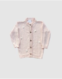 Alex & Ant - Sunflower Cardigan - Baby Pink