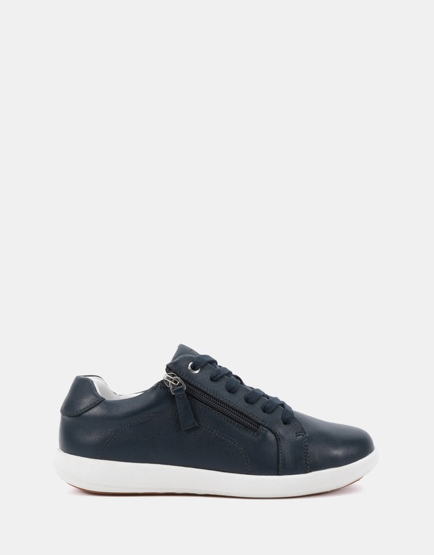Clarks - Burrow Navy/White
