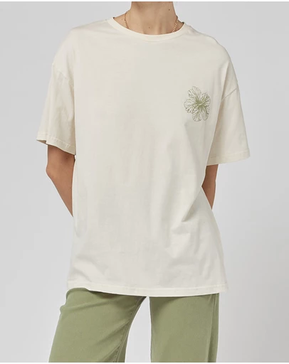 DRICOPER DENIM - Amy Cream FL Printed Tee