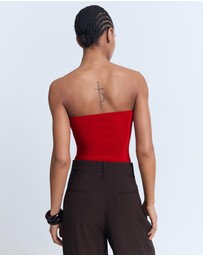 M.N.G - Gyal Strapless Fitted Top