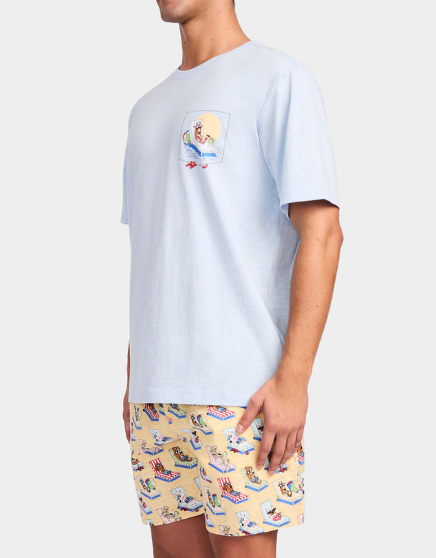 Mitch Dowd - Mitchdowd Doggy Loungin Short Sleeve Cotton Pyjama Set