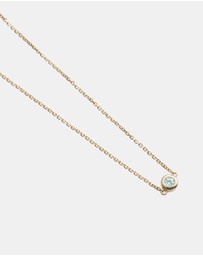 Kirstin Ash - Petite Birthstone Bracelet March Aquamarine