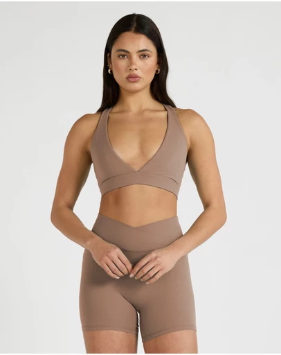 All Fenix - ALLFENIX CloudCore Deep V-Neck Sports Bra