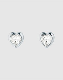 Ted Baker - HAN: Crystal Heart Stud Earrings