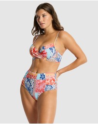 Sea Level Australia - Coco Island Cross Front Moulded Underwire Bra